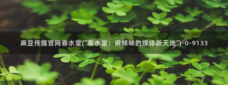 麻豆视频用户体验