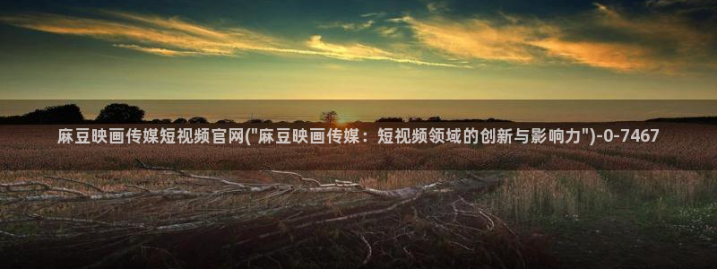 麻豆剧情描述：麻豆映画传媒短视频官网(\