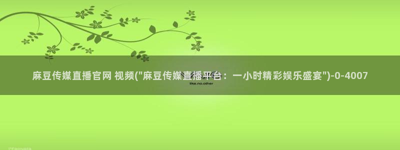 麻豆指南页